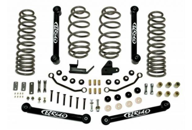 Tuff Country 4.0 Inch Coil Spring Lift Kit 97-06 Jeep Wrangler - Click Image to Close